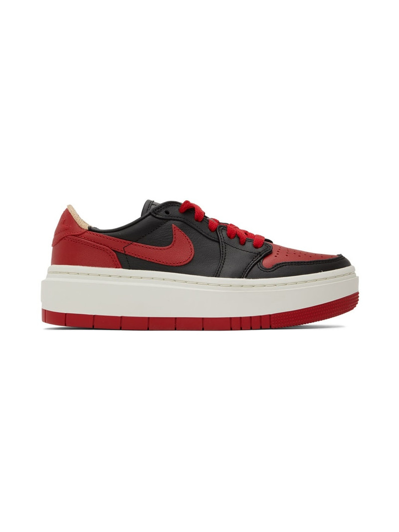 Black & Red Air Jordan 1 Elevate SE Low Sneakers - 1