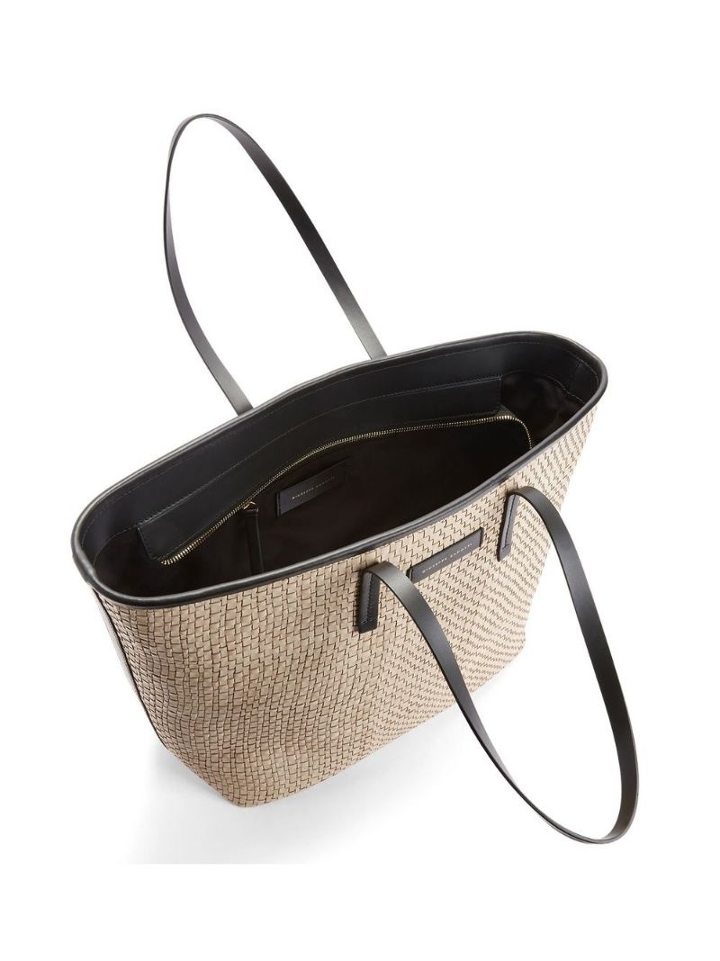 raffia tote bag - 4