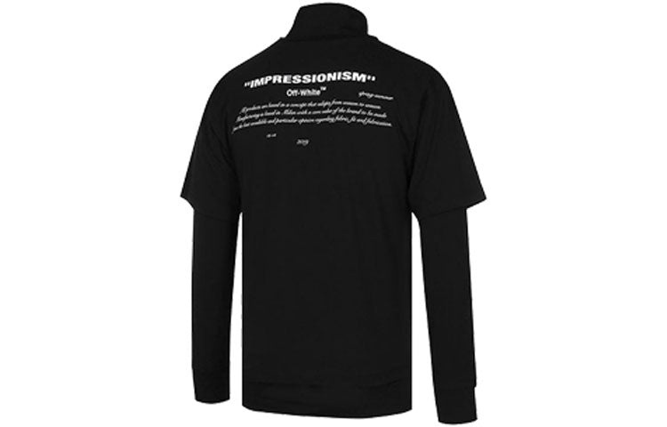 Off-White Pattern Printing Zipper lapel Long Sleeves OMAB027R191850081088 - 3
