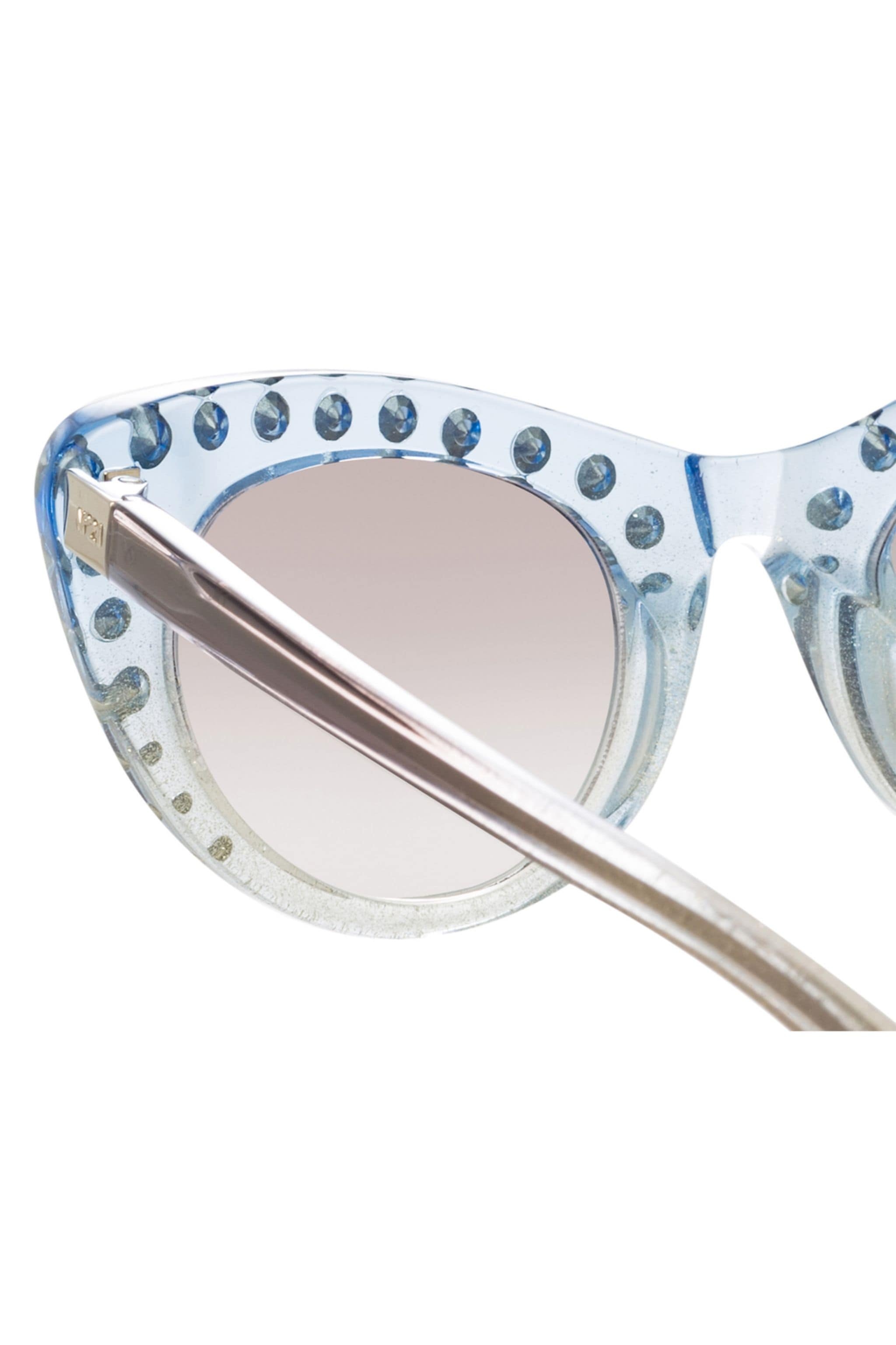 Nº21 X LINDA FARROW CAT-EYE SUNGLASSES - 4