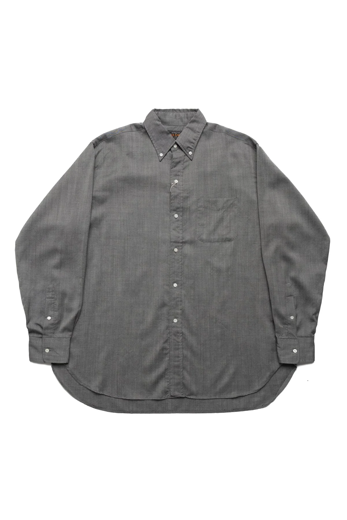 B.D. Classic-fit Washable Wool Oxford - Grey - 1