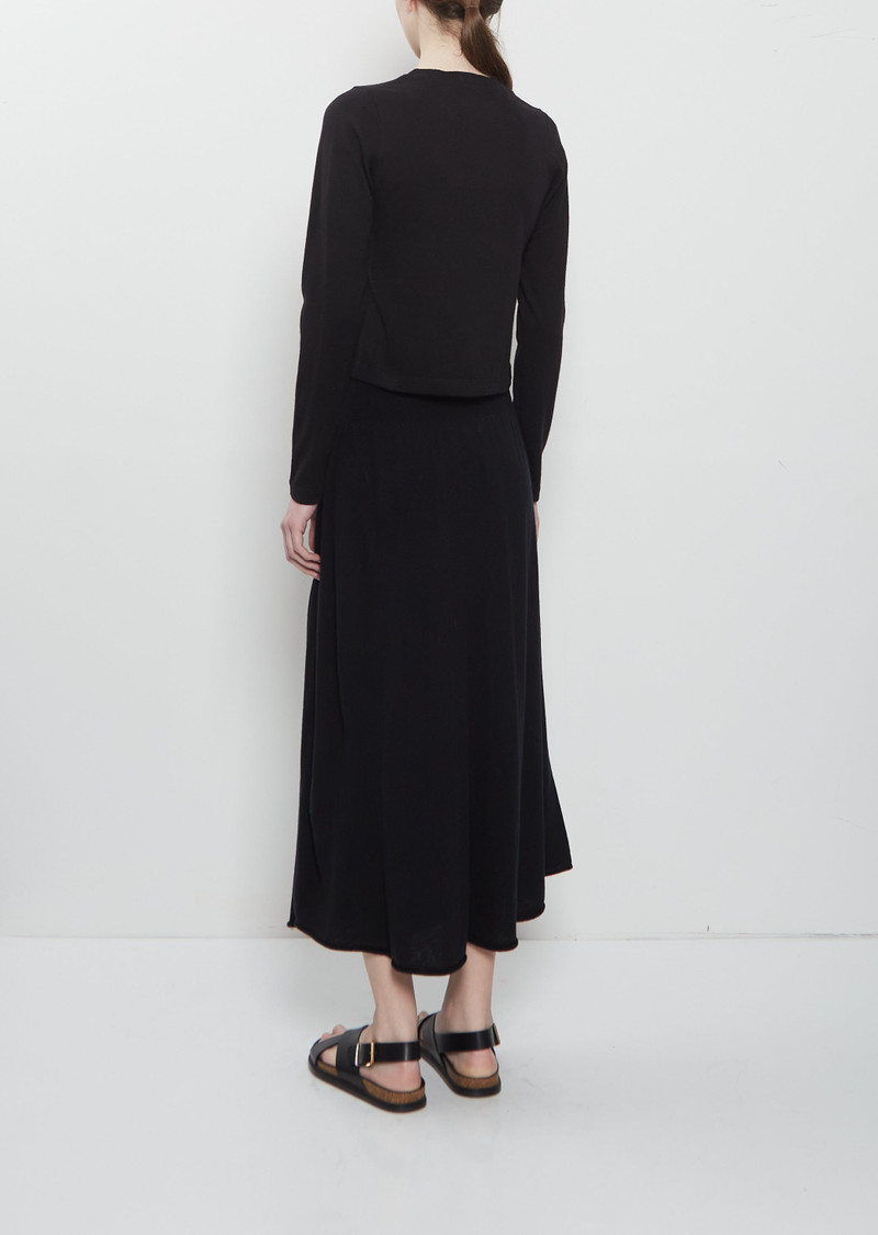 extreme cashmere n°451 Lisa Cotton Cashmere Top — Raven outlook