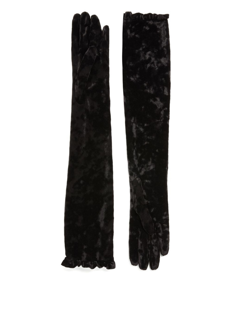 Valentino ruffle VLogo-signature gloves outlook
