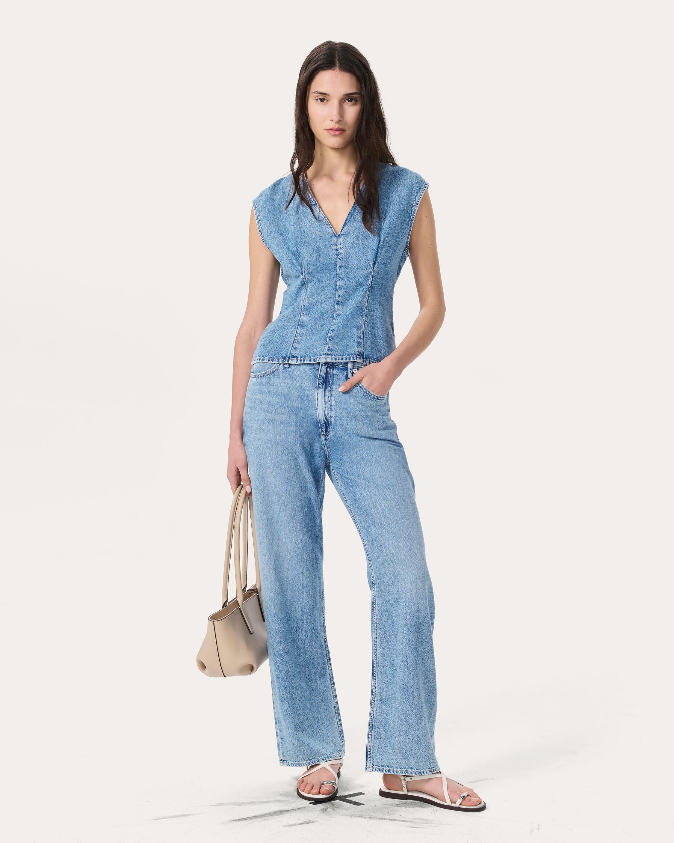 Ava Denim Top
Ultra Featherweight in Tilden - 3