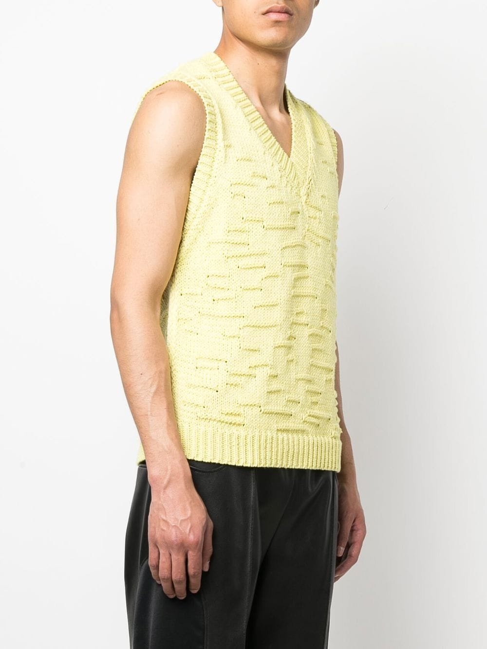 Arno textured sweater vest - 3