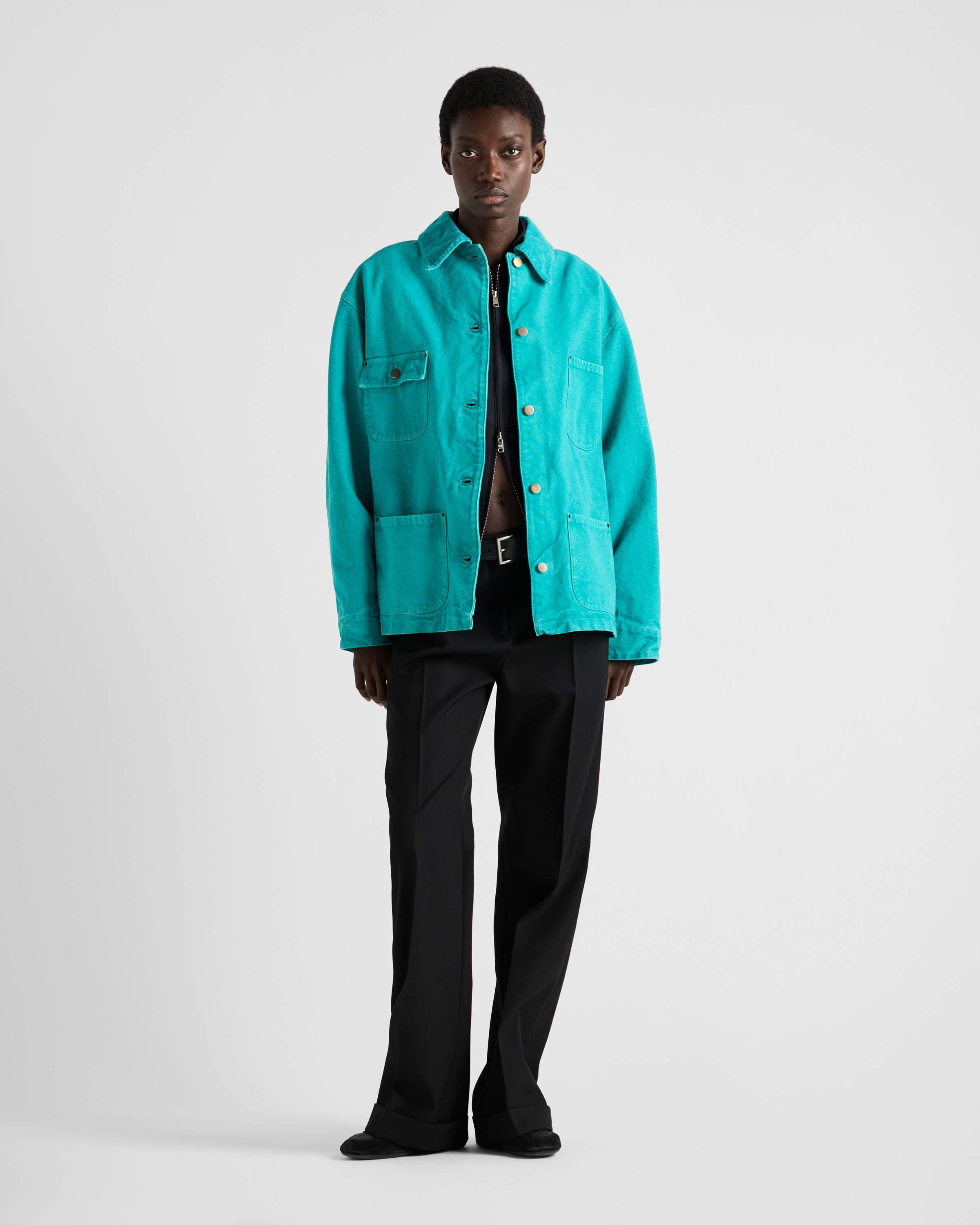 Canvas trucker jacket - 2