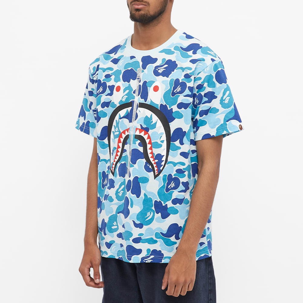 A Bathing Ape Big ABC Camo Shark Tee - 5