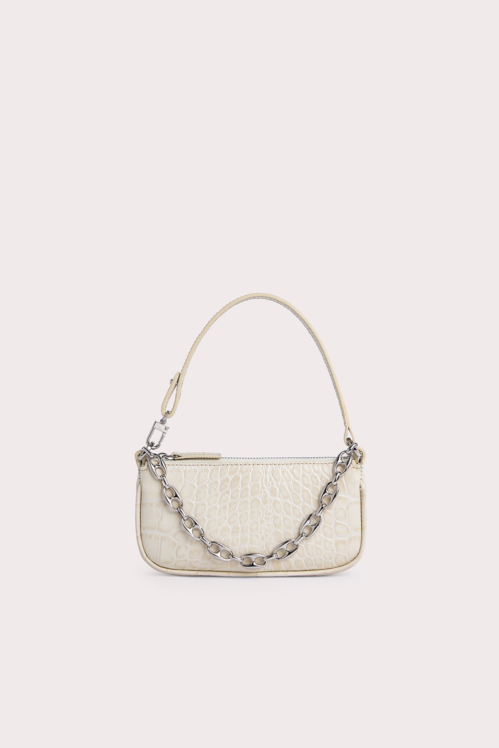 Mini Rachel Cream Croco Embossed Leather - 1