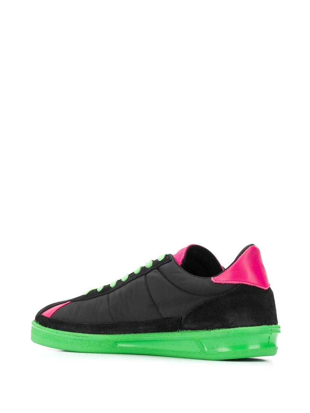 luminous detail panelled trainers - 3