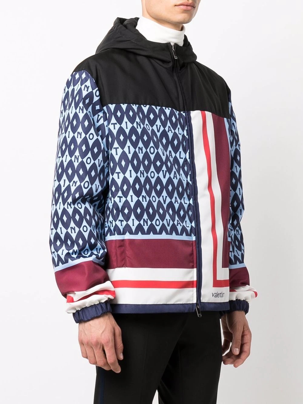 graphic-print zip-fastening jacket - 3