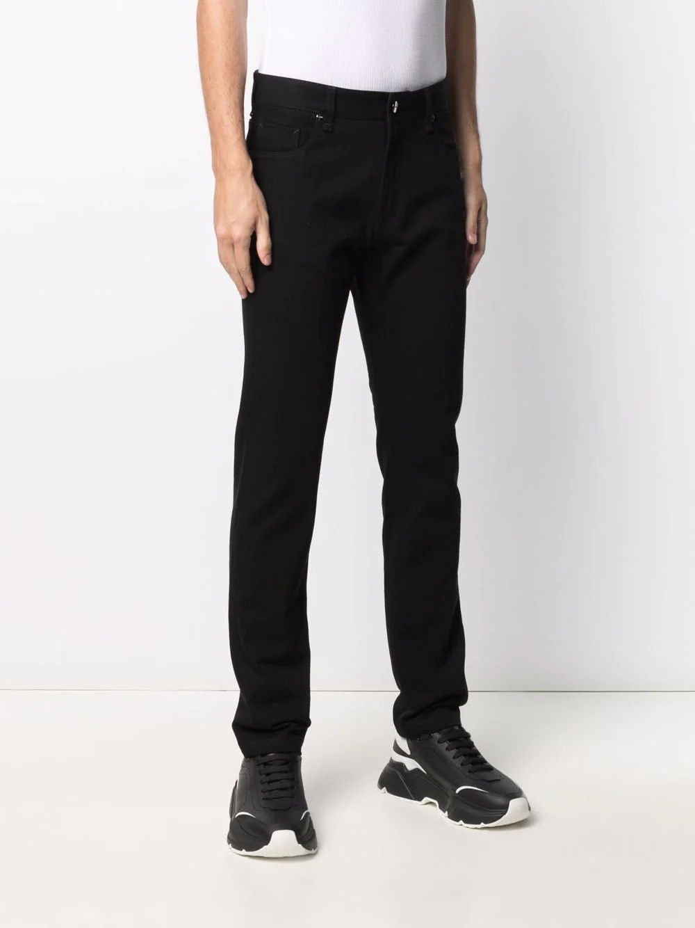 FF-logo straight-leg trousers - 3