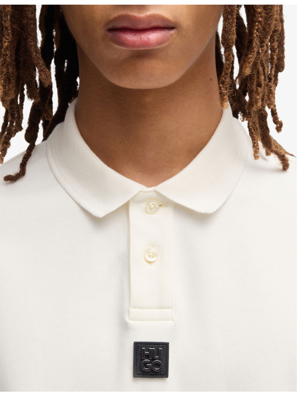 Brand-Plaque Short-Sleeve Cotton Polo Shirt - 5