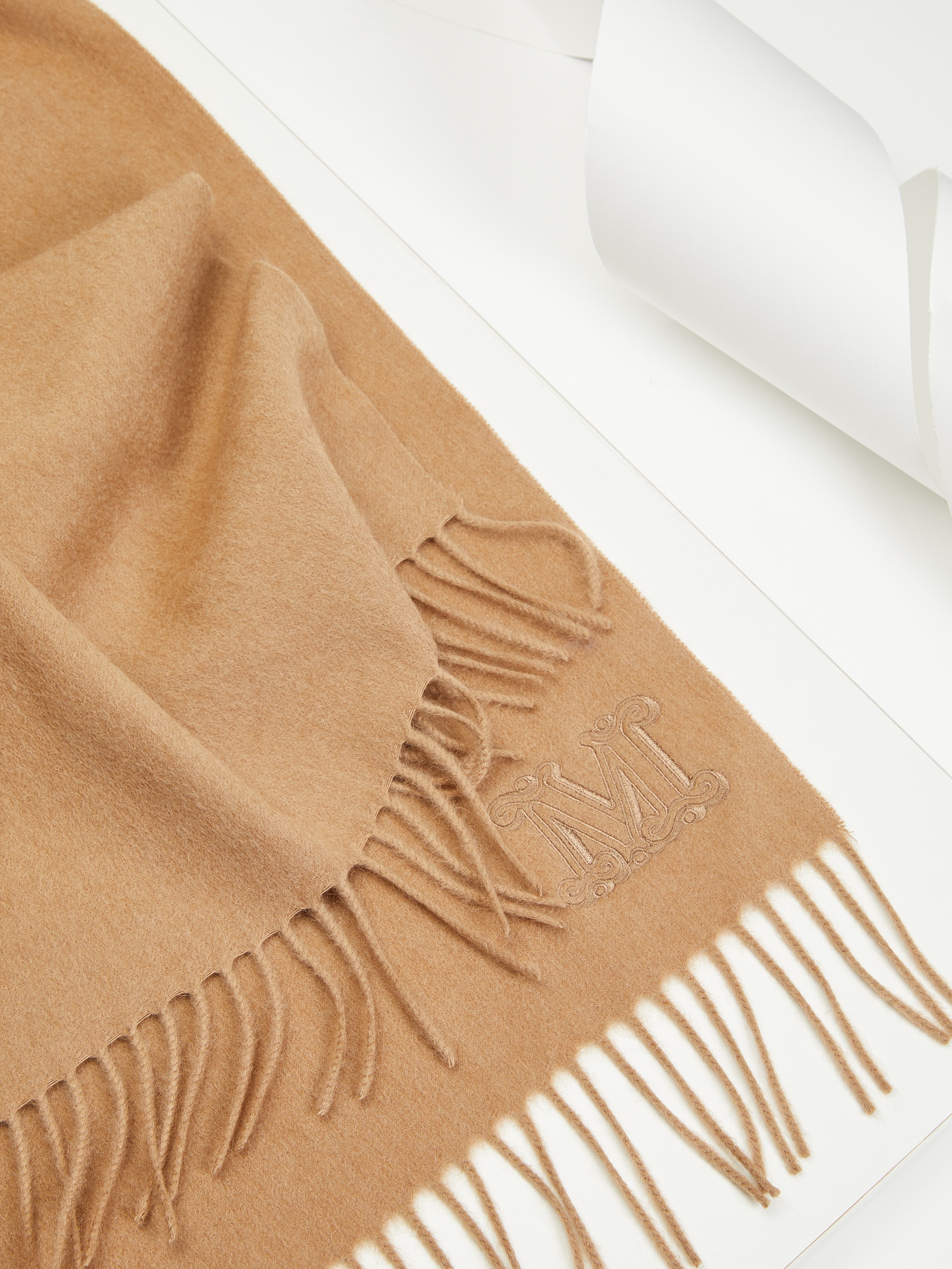 WKCLARA Camel scarf - 2