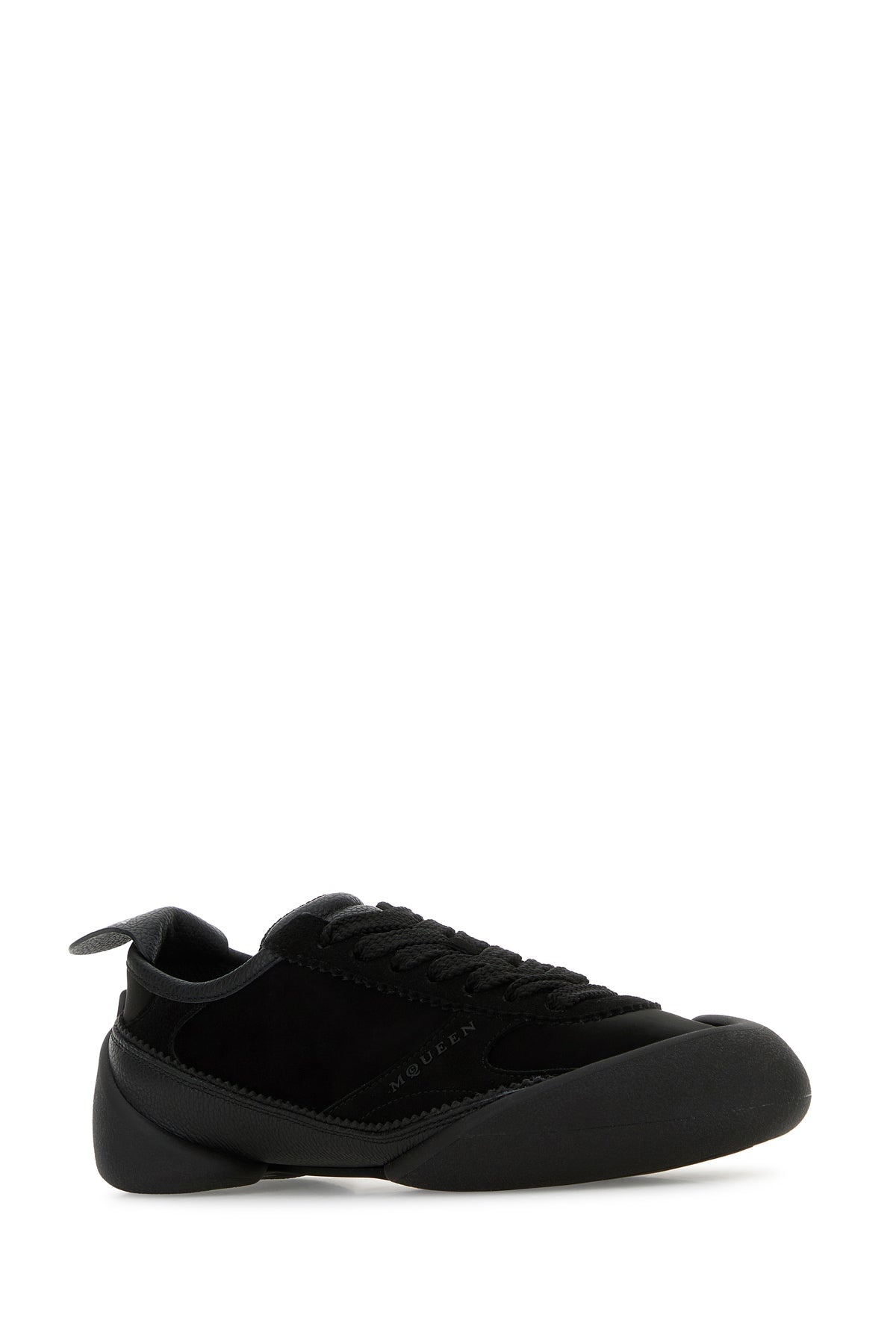 Black canvas and suede sneakers - 2