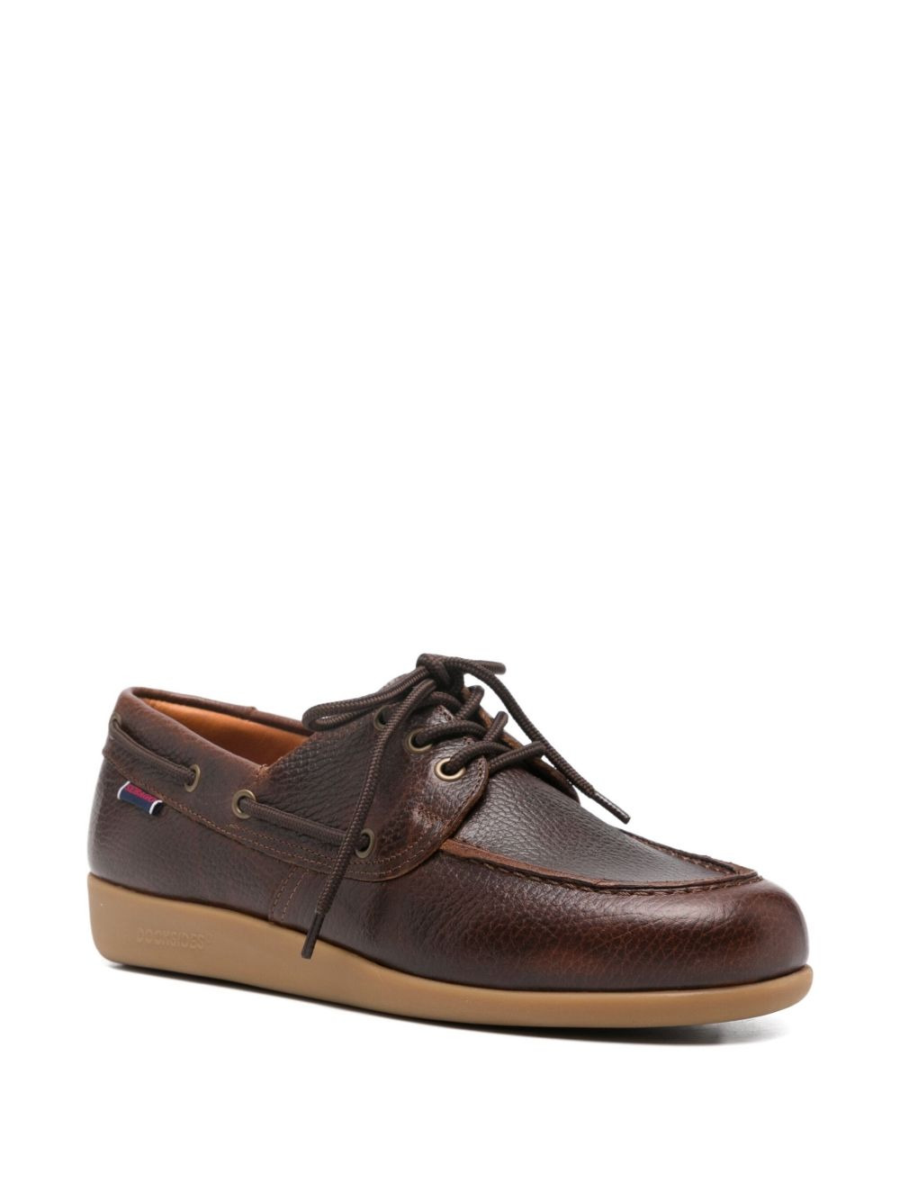 Gary Jobson leather lace-up boat shoes - 2