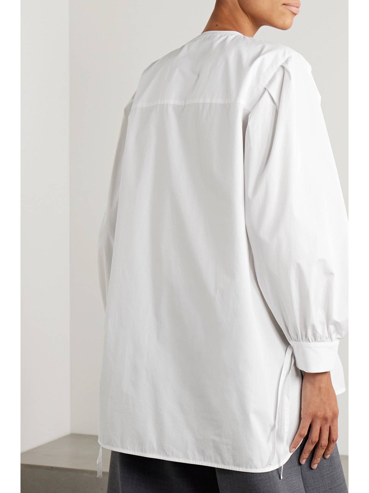 Oversized Organic Cotton-poplin Shirt - 3