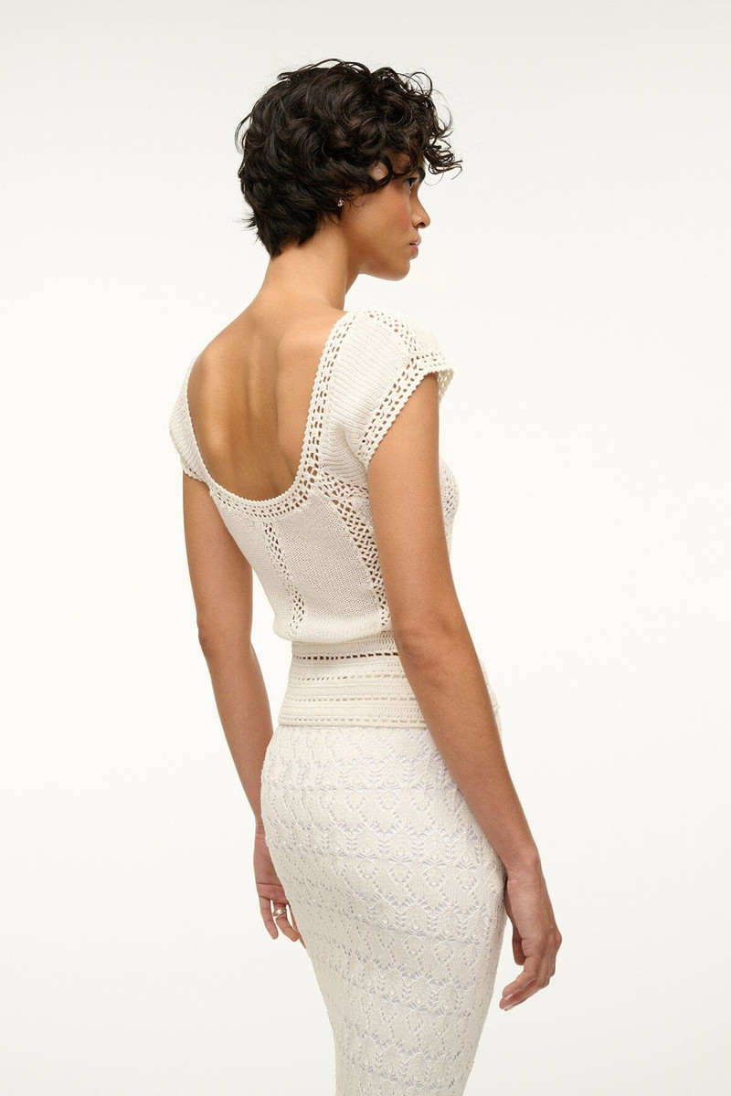 STAUD YARA TOP WHITE 4