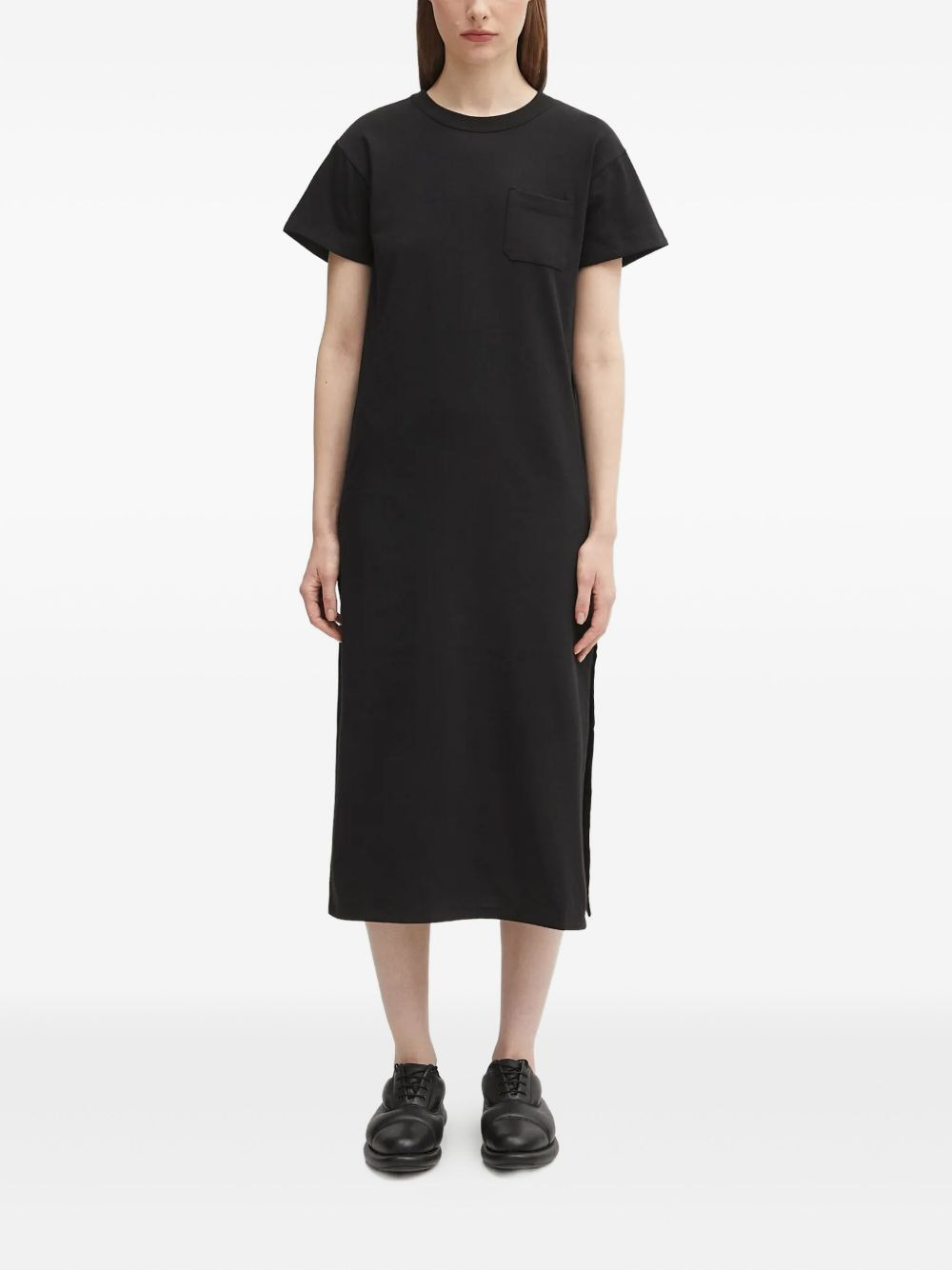pocket-detail T-shirt midi dress - 2