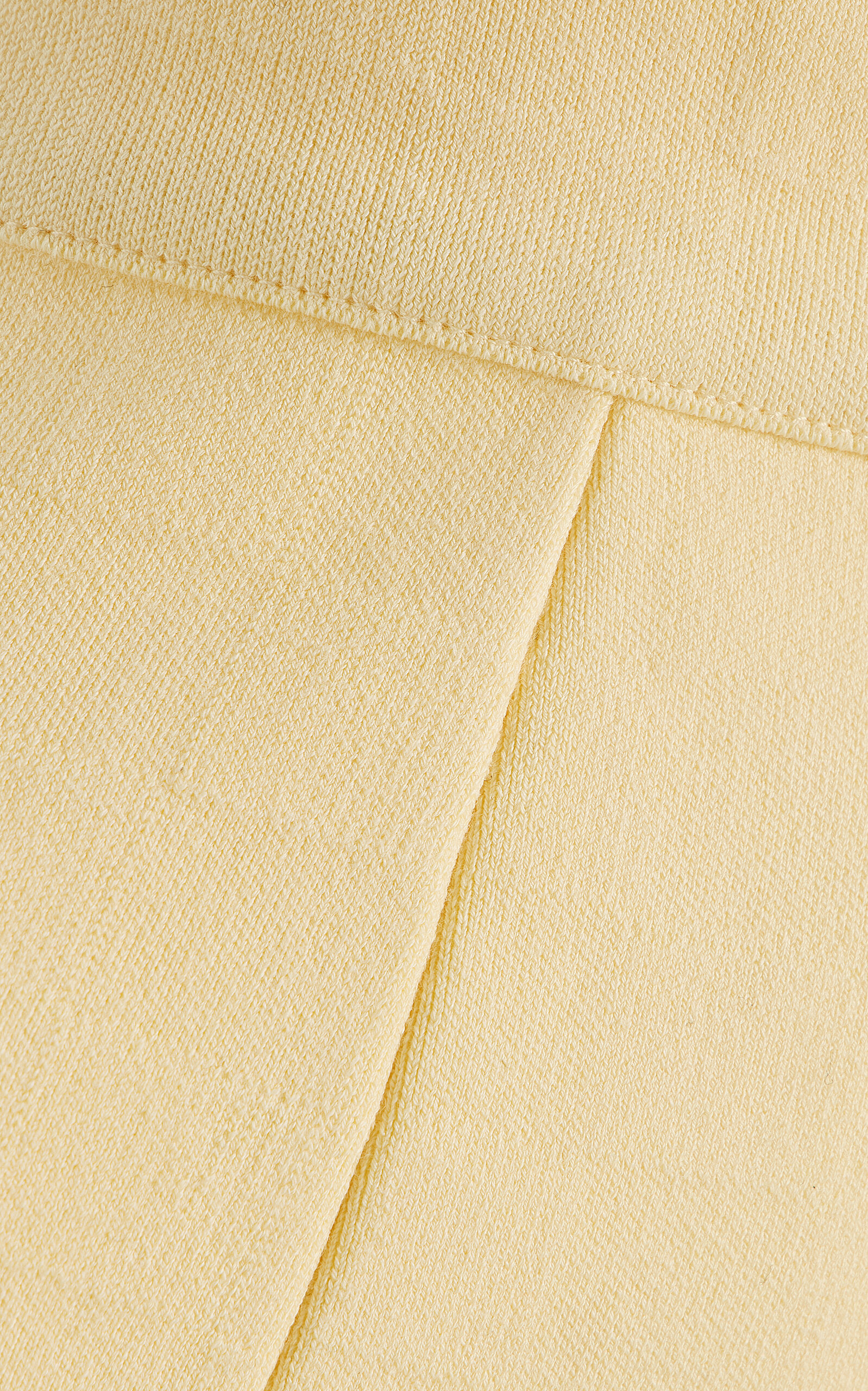 Knit Cotton-Blend Boy Shorts yellow - 5
