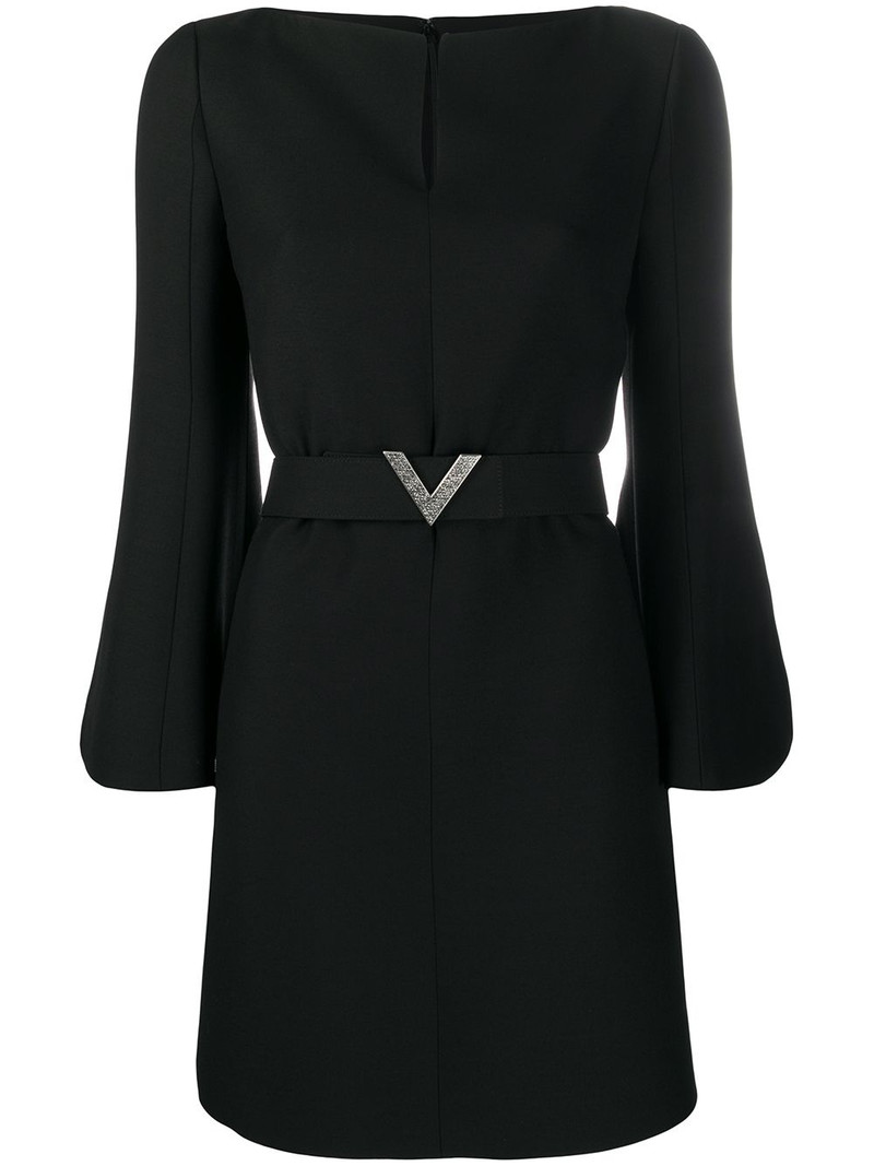 V belt dress 1
