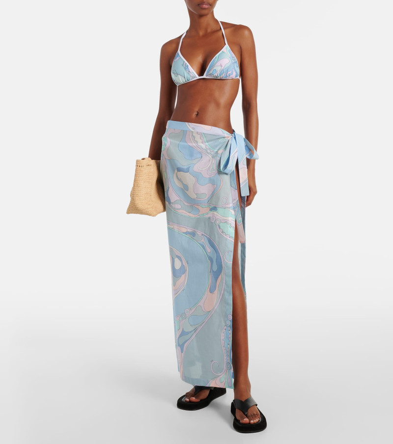 PUCCI Printed cotton muslin beach cover-up outlook