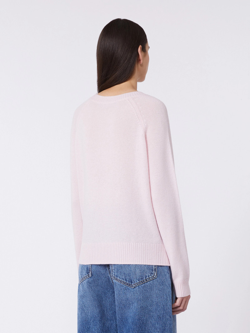 CICALA Cashmere crew-neck sweater - PINK 4