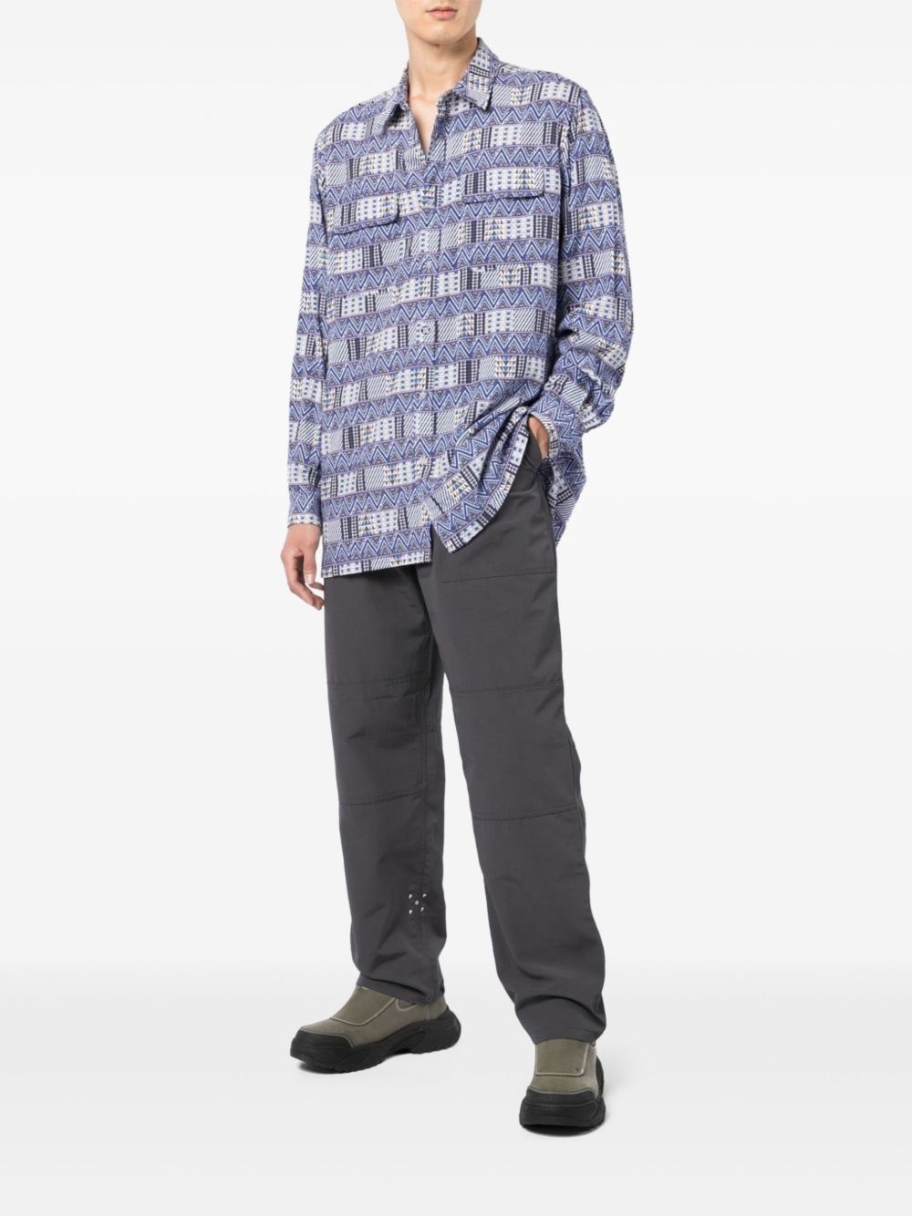 patterned shirt - 2