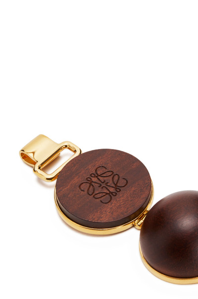 Loewe Globe bracelet in wood outlook