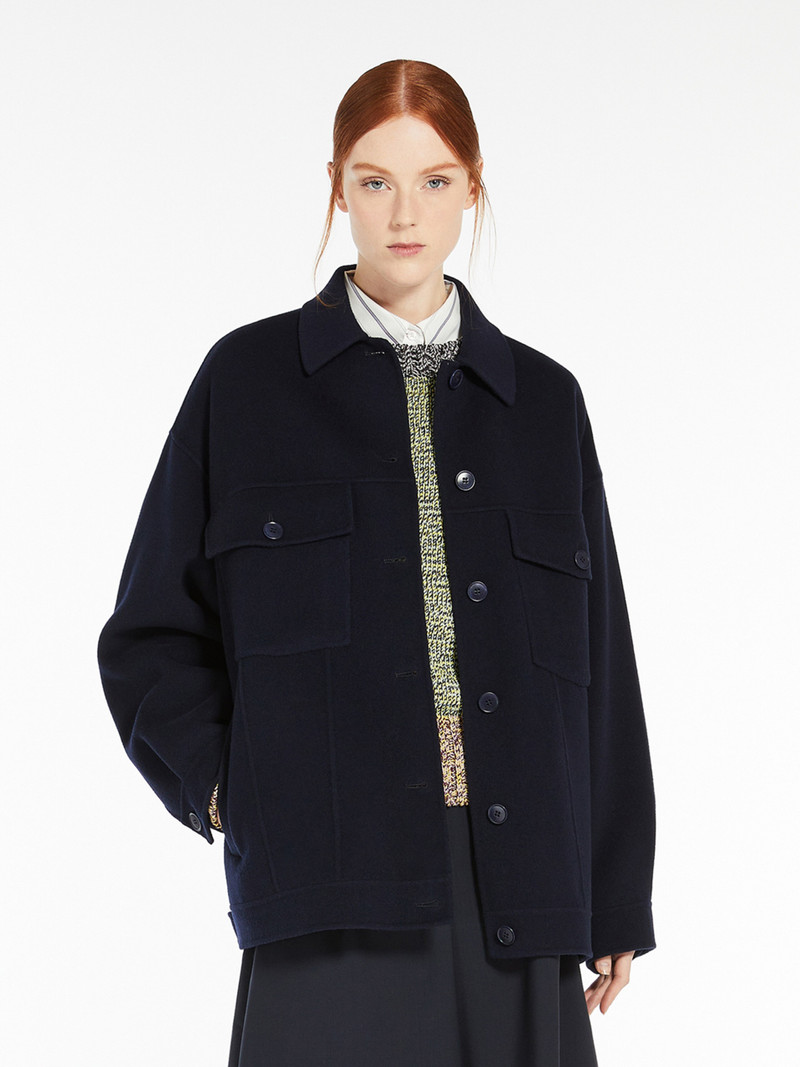 MIDA Oversized double-faced wool-blend coat 5