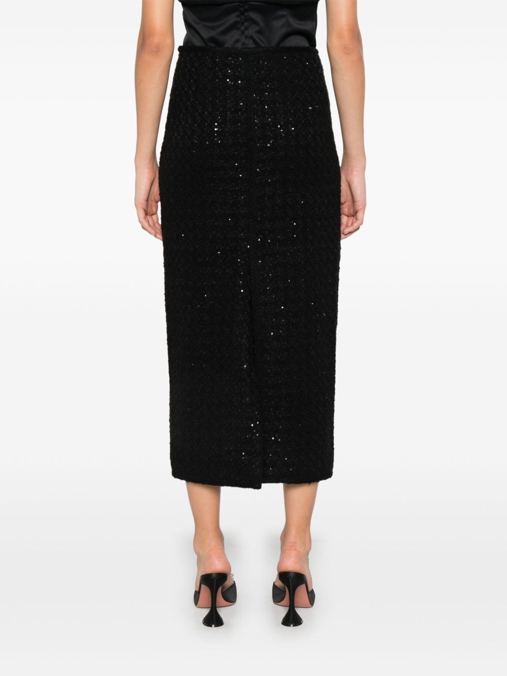 bouclé midi skirt - 4