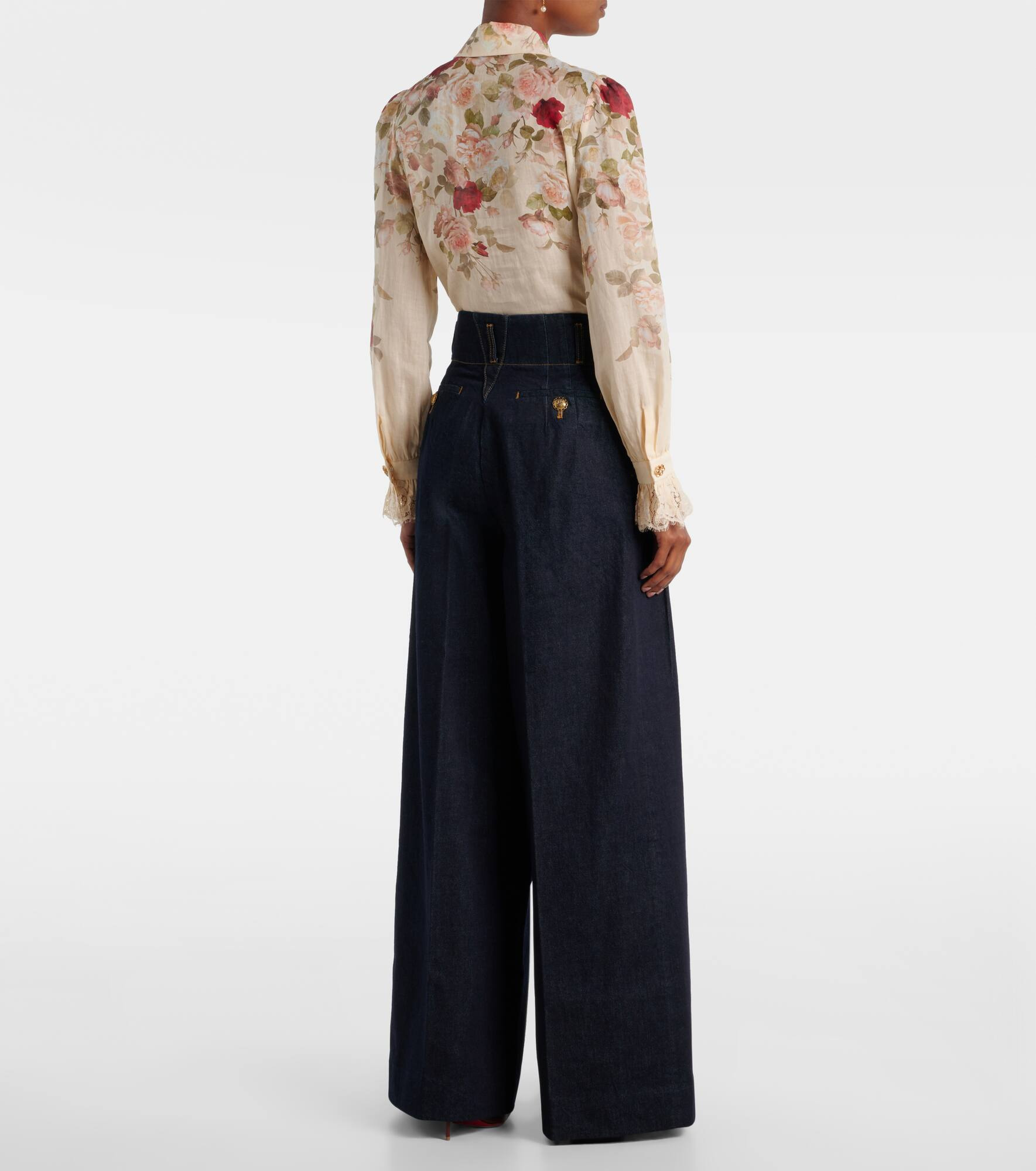 Hypnotic high-rise wide-leg jeans - 3