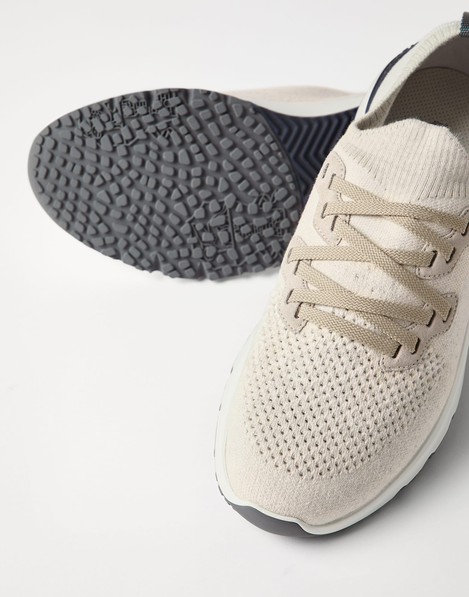 Cotton chiné knit runners - 3