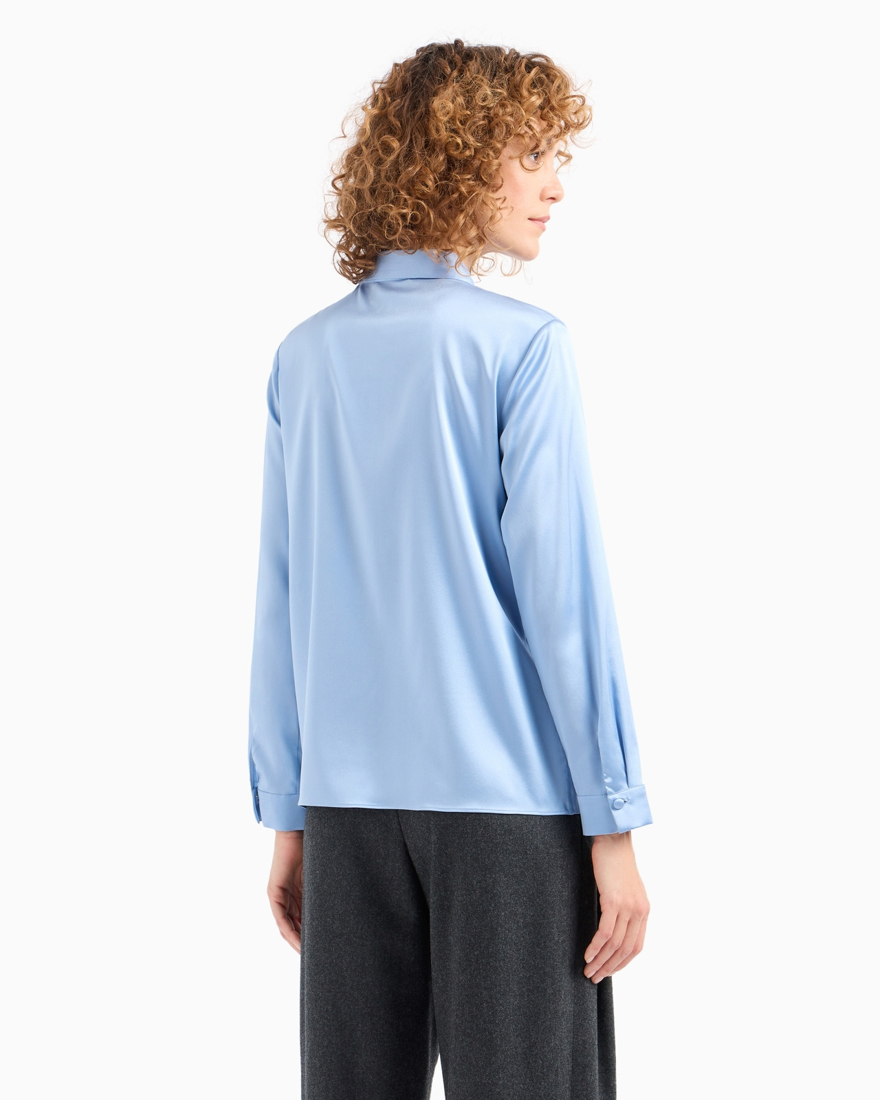 Silk satin shirt - 3