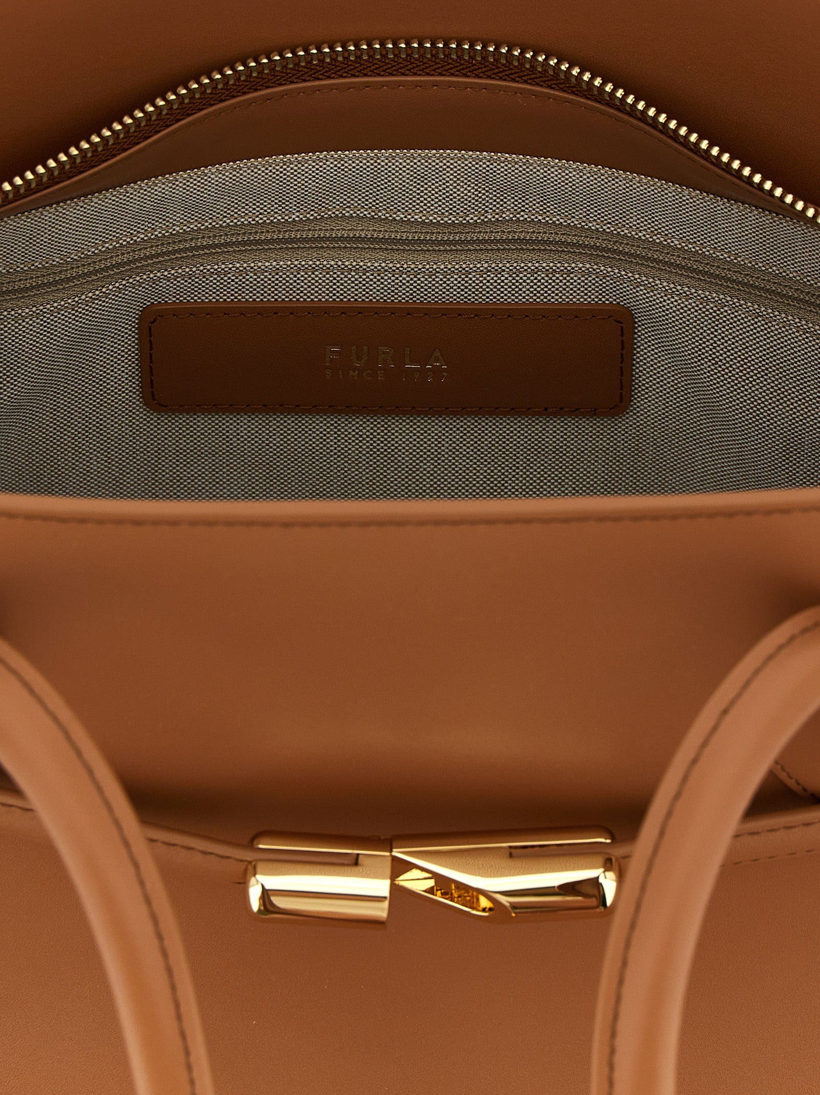 Furla Goccia Dome L Shoulder Bags Brown - 4