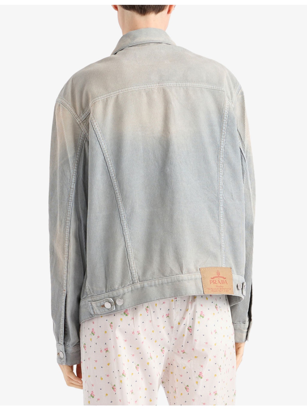 Oversized Blouson Corduroy Jacket - 4