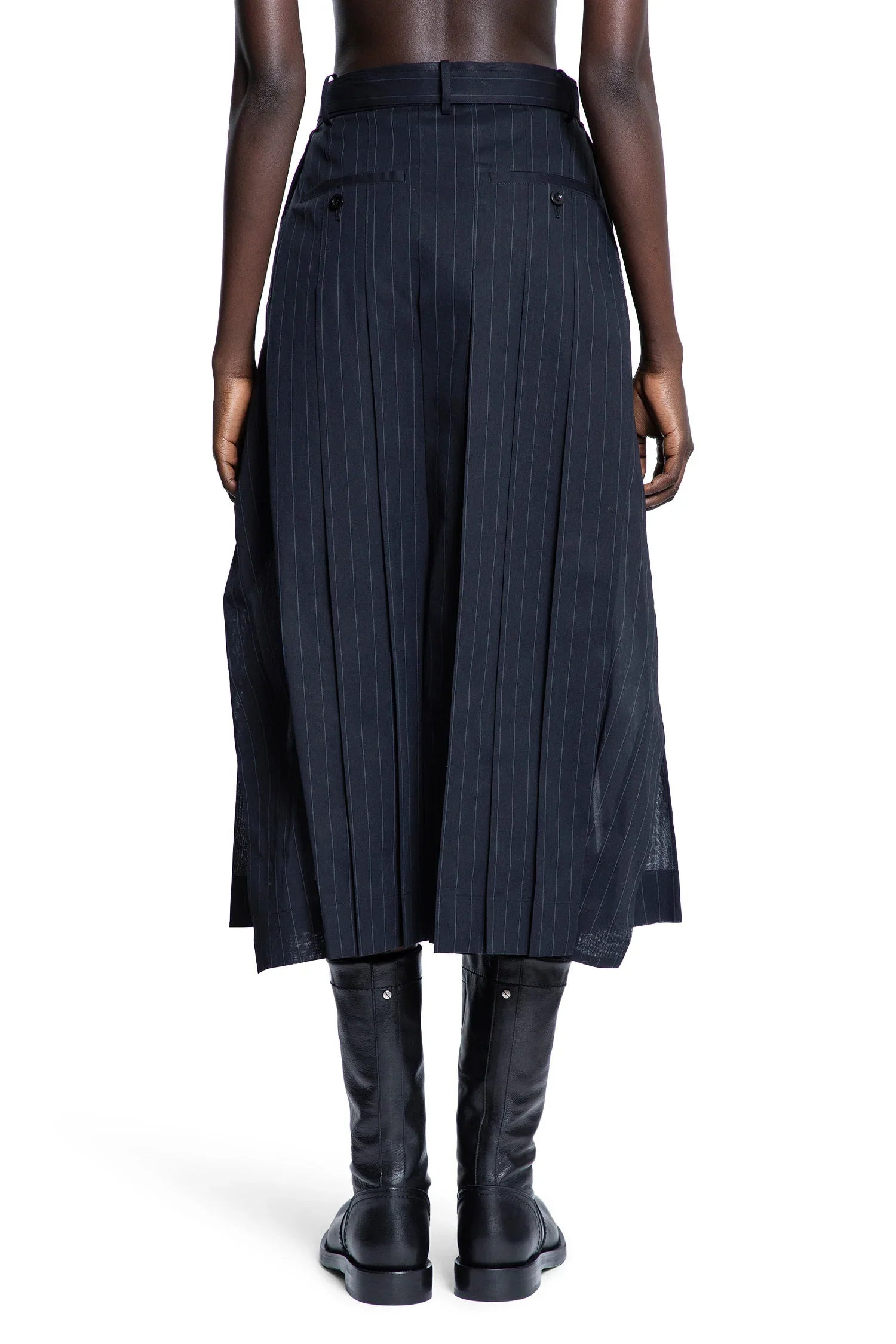 Striped-Voile-Skirt - 3