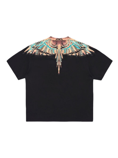 Marcelo Burlon County Of Milan Grizzly Wings-print cotton T-shirt outlook