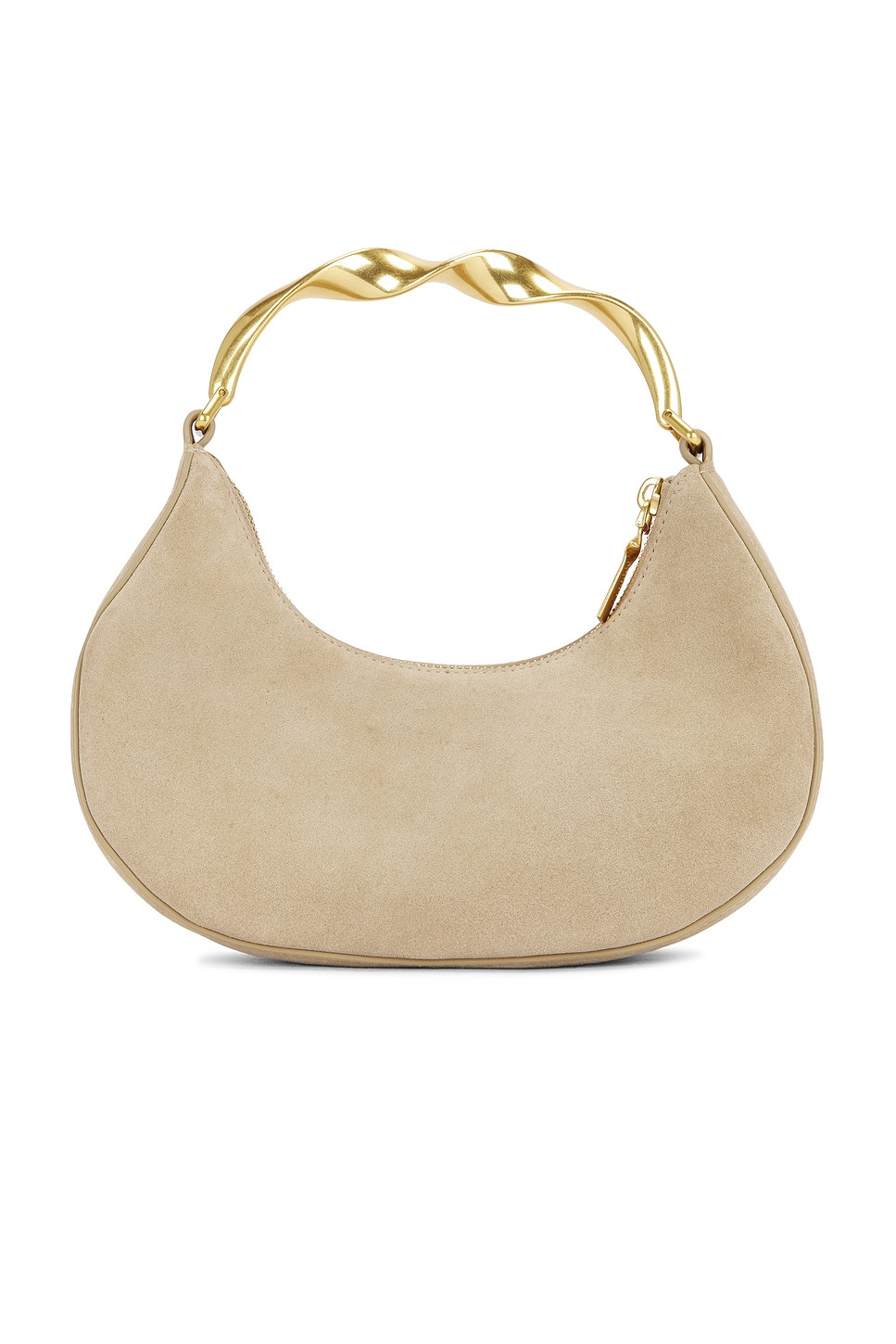 Nixi Suede Twist Handle Bag - 2