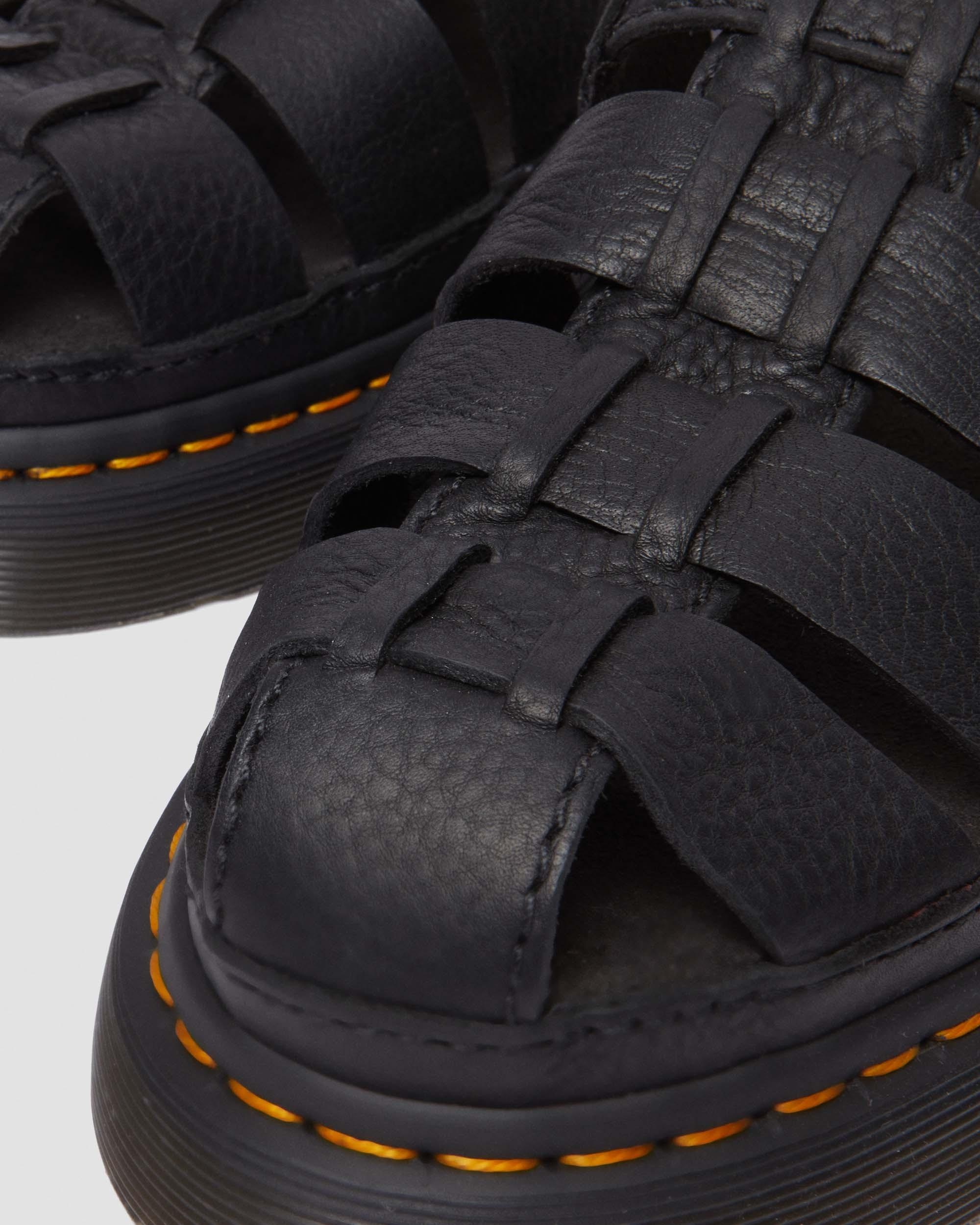 Wrenlie Grizzly Leather Fisherman Sandals - 4