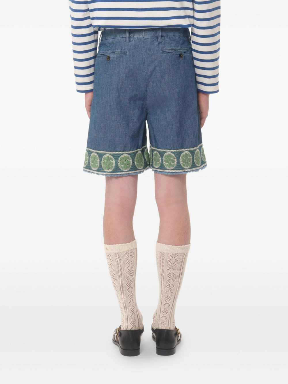 denim Bermuda shorts - 4