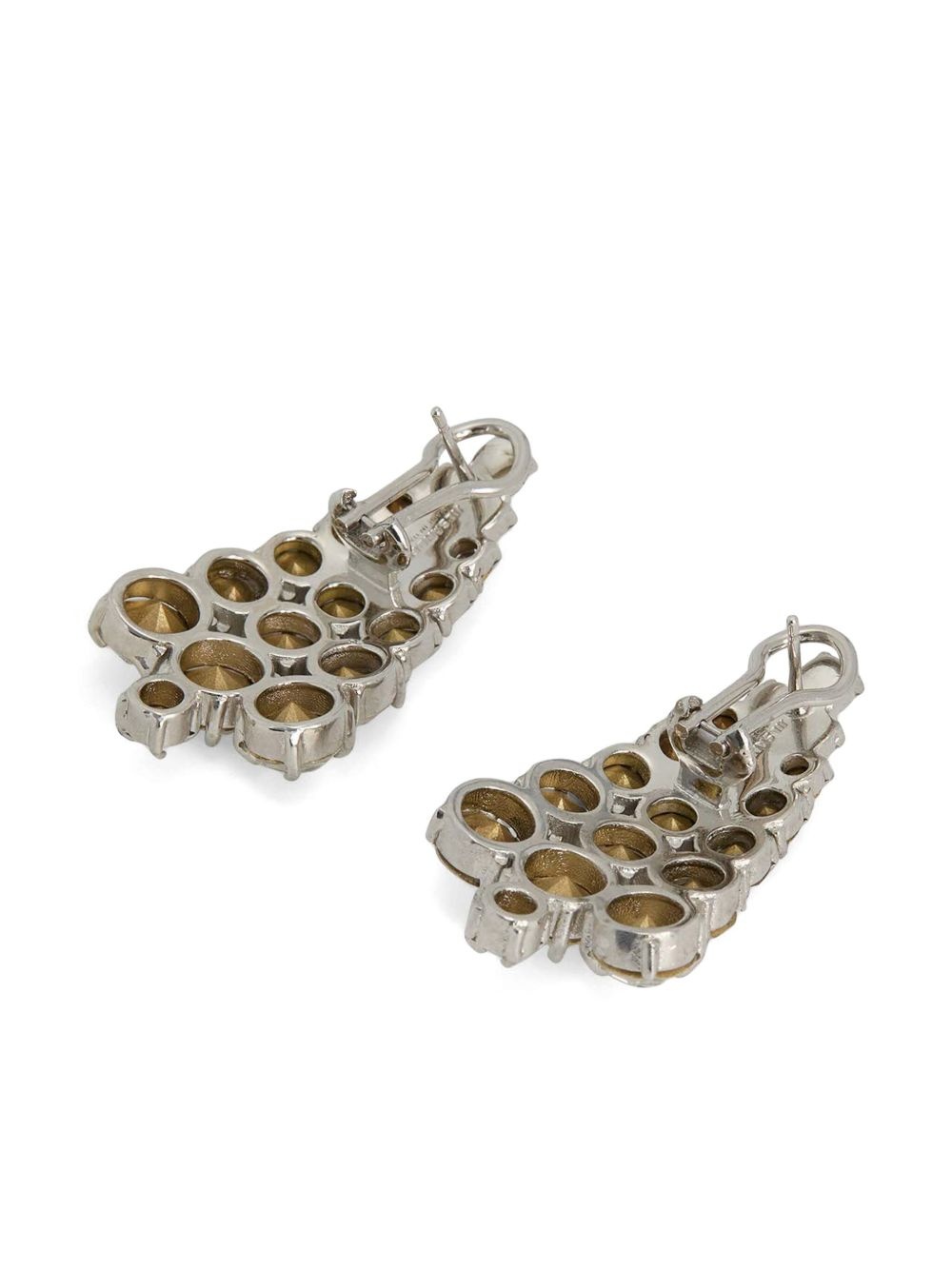 crystal-embellished earrings - 3