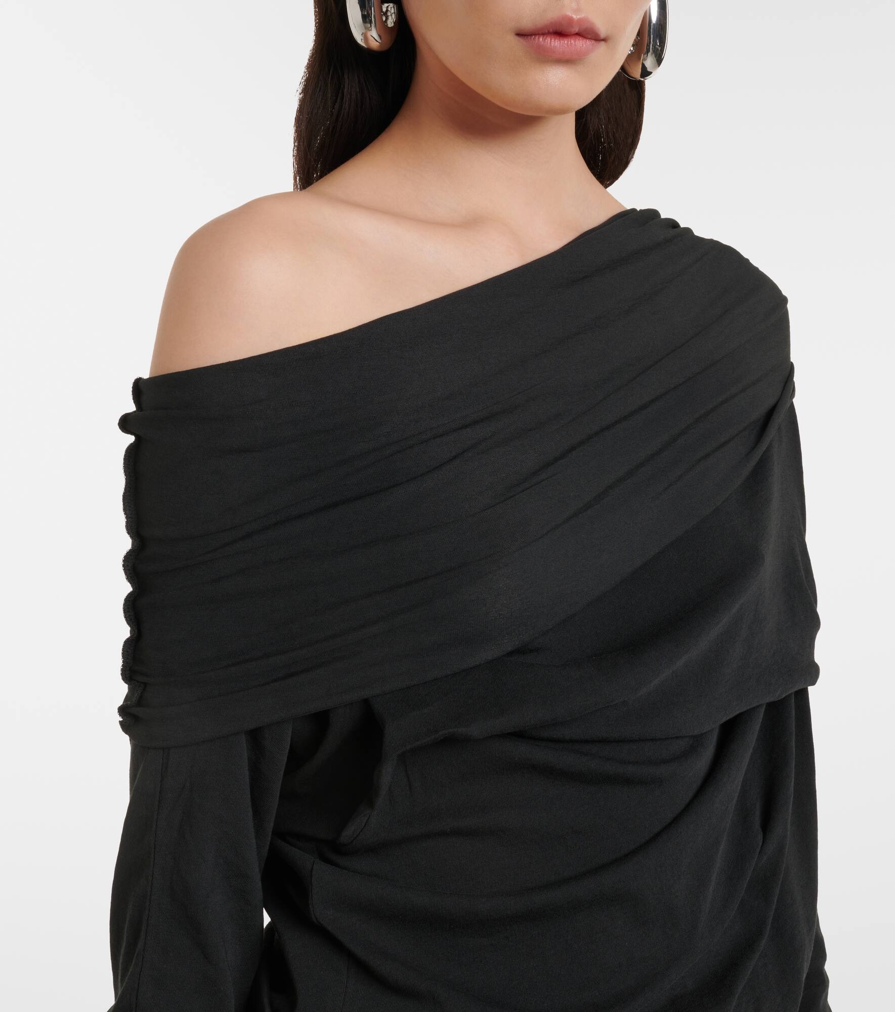 Bound cotton-blend top - 5