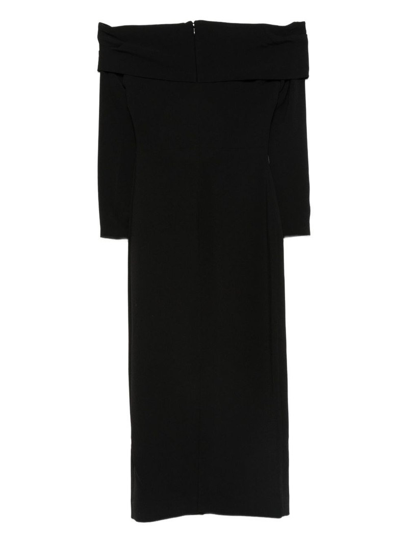 SOLACE LONDON The Yuni off-shoulder midi dress outlook