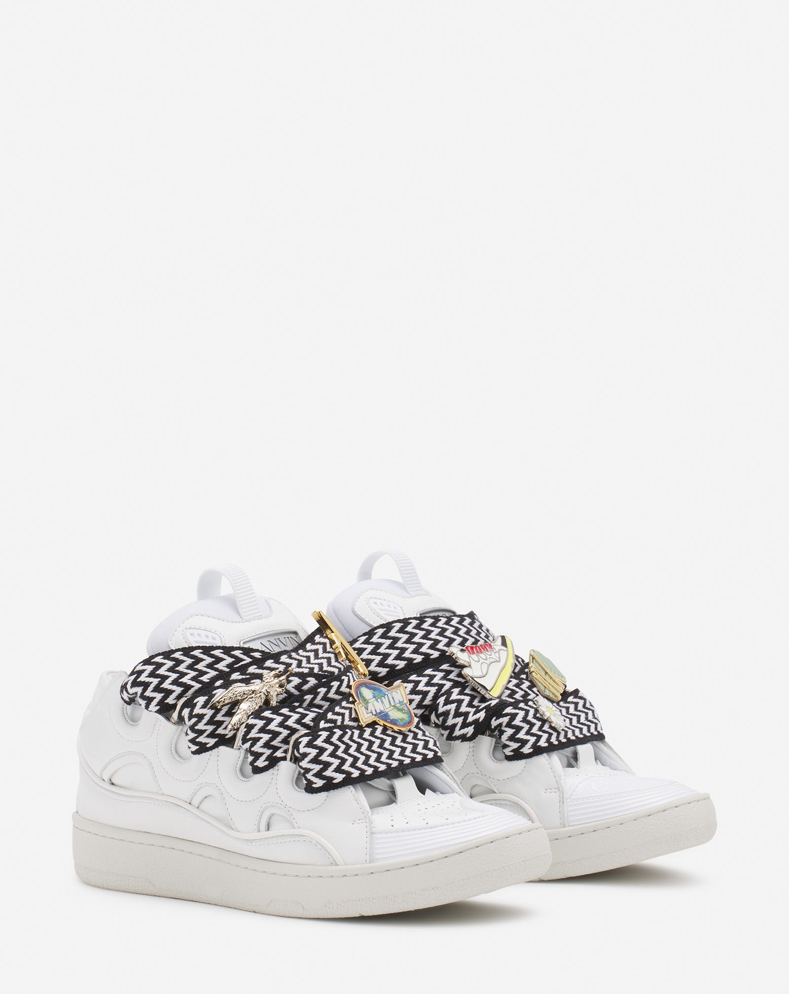 LANVIN X FUTURE CURB 3.0 LEATHER SNEAKERS FOR WOMEN - 2