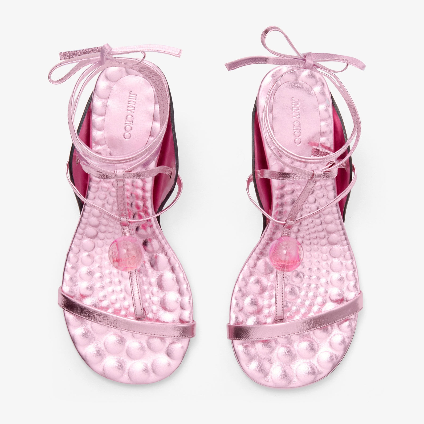 Zyra 50
Rose Vintage Metallic Leather Sandals - 4