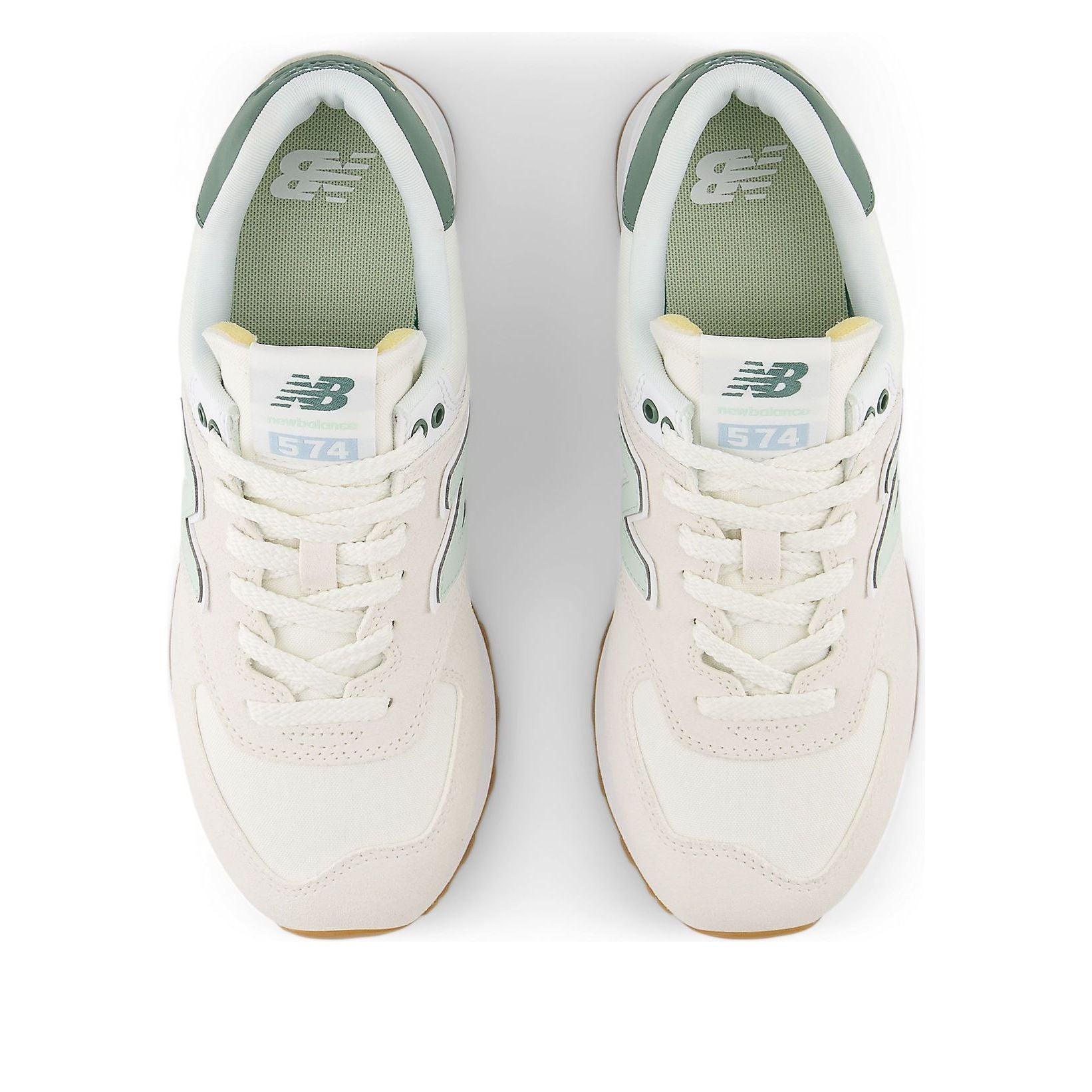 (WMNS) New Balance 574 Core 'Sea Salt New Spruce' WL574CGR - 4