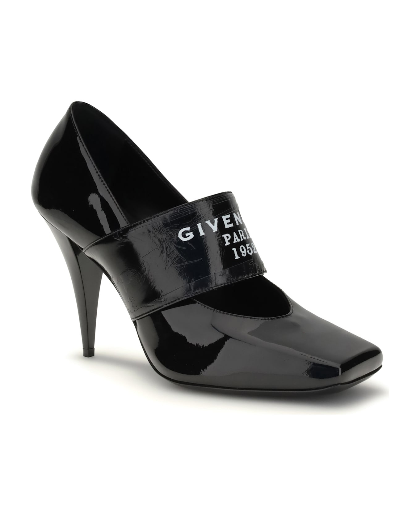 Sliced Square Logo Pumps - 2