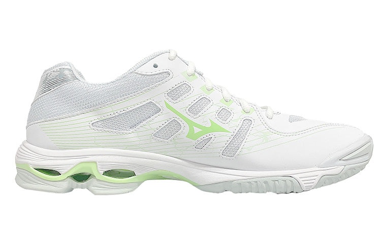 (WMNS) Mizuno Wave Voltage 'White Patina Green' V1GC216037 - 3