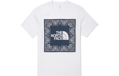The North Face THE NORTH FACE SS22 Big Logo Bandana T-shirt 'White' NT7UN29B outlook