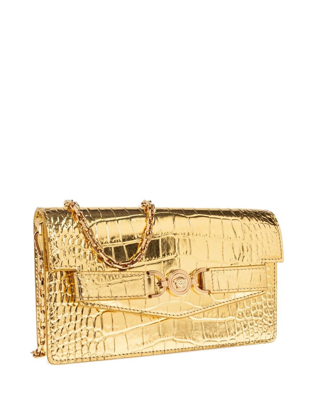 Medusa '95 crocodile-effect clutch bag - 4
